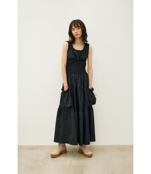 【M_】SHIRRING ドレス