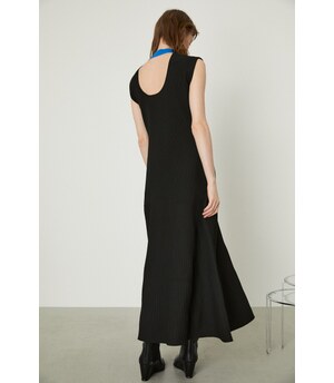 Pin tuck flare dress